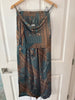 Mittoshop silky tank and pant set | elastic waist | small