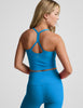 Spacedye Slim Racerback Cropped Tank | Malibu Lagoon Heather