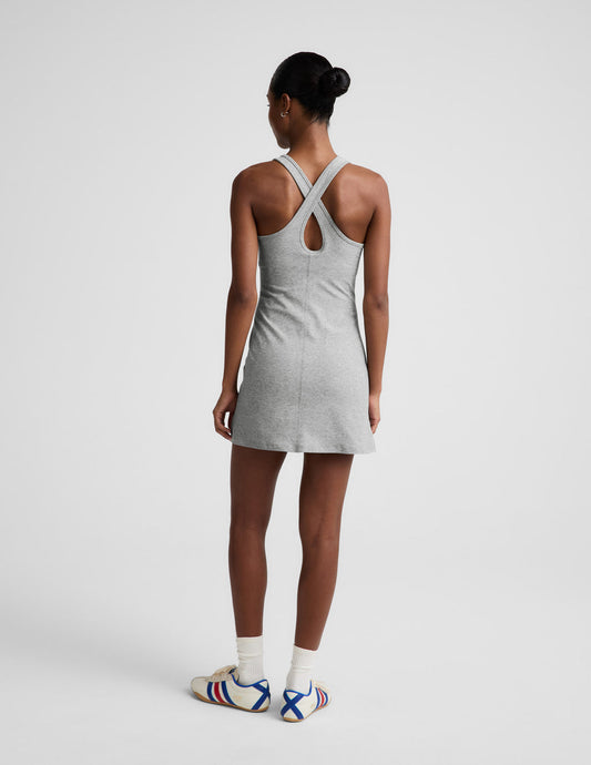 Spacedye Starting Line Dress | Silver Mist