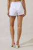 Sailboat Poplin Track Shorts | White Multi