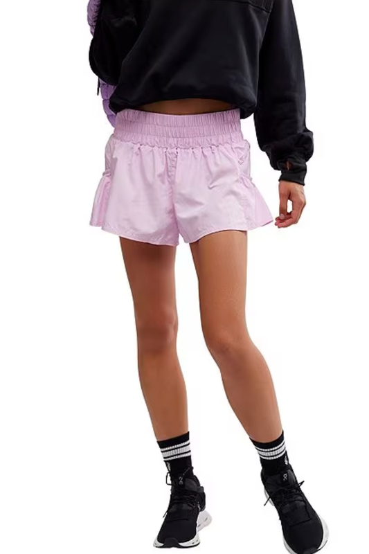 Get Your Flirt On Shorts | Powder Pink