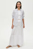 Michael Stars Sandy Gauze Skirt in White, available at Collected by Sarah Sullivan.