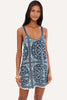 Hot Shot Mini Dress | Bandana Navy Combo