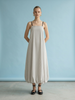 Spaghetti Strap Maxi Dress | Sage Stripe