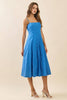 Striped Midi Dress | Blue