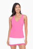 V-Neck Active Tank Top | Hot Pink