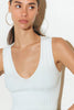 Lightweight Sweater Top | White