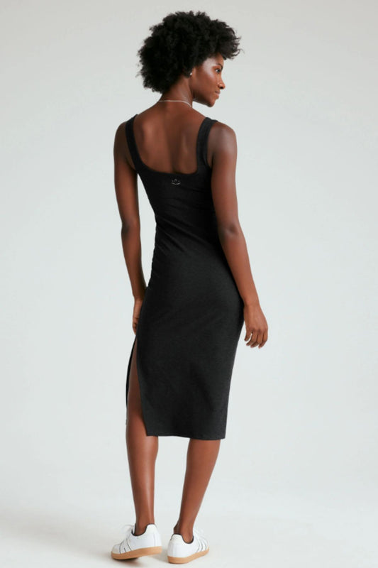 Spacedye Icon Midi Dress | Darkest Night