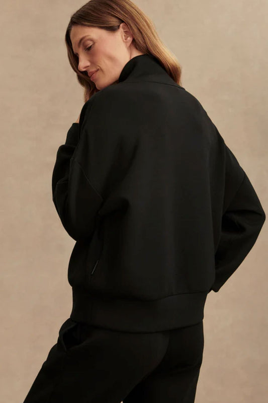 Hawley Half-Zip Sweat | Black