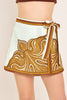 Printed Woven Skort | Ivory