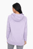 Fashion-forward Lilac hoodie with side zipper detail for extra mobility by Mono B.