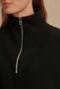 Hawley Half-Zip Sweat | Black