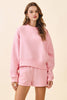 Dropped Shoulder Sweatshirt | Baby Pink