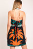 Printed Woven Mini Dress | Black Multi