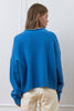 Animal Intarsia Cozy Knit Pullover | Sky Blue