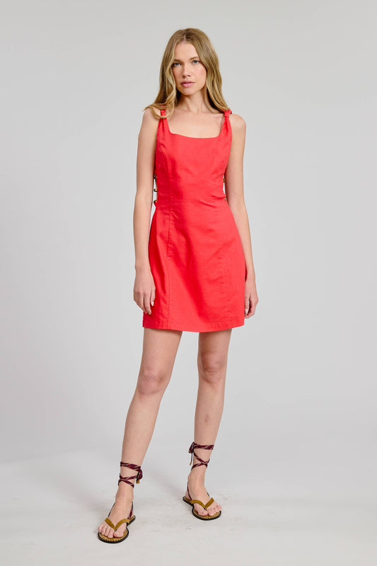 Astoria Mini Summer Woven Dress with Bead