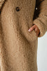 Sherpa Longline Double-Breasted Coat | Teddy