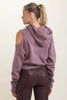Versatile Mauve hoodie top by Mono B, perfect for pairing with leggings or lounge bottoms