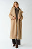 Sherpa Longline Double-Breasted Coat | Teddy
