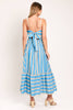 Printed Woven Midi Dress | Light Blue