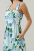 Mirla Floral Krisy Sleeveless Maxi Dress | Blue & Green Mulit