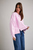 Long Sleeve Round Neck Sweatshirt | Light Pink