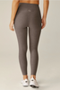 Spacedye Out Of Pocket High Waisted Midi Legging | Soft Umber Heather