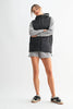 Longline High Neck Padded Vest | Black