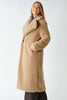 Sherpa Longline Double-Breasted Coat | Teddy