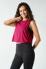 Pima Cotton Relaxed Side-Knot Tank | Smitten Cherry