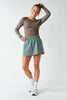 Sculpt A-Line Active Skort | Eucalyptus