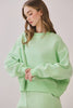 Dropped Shoulder Sweatshirt | Lime