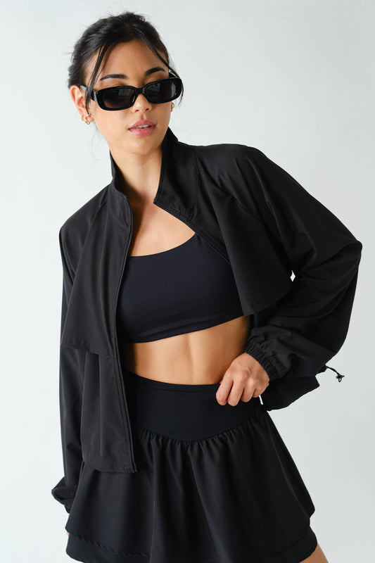 Swift Move Windbreaker Active Jacket | Black