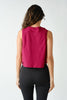 Pima Cotton Relaxed Side-Knot Tank | Smitten Cherry