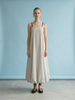 Spaghetti Strap Maxi Dress | Sage Stripe