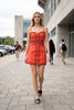 Lace Trimmed Day-to-Night Mini Dress | Light Blue