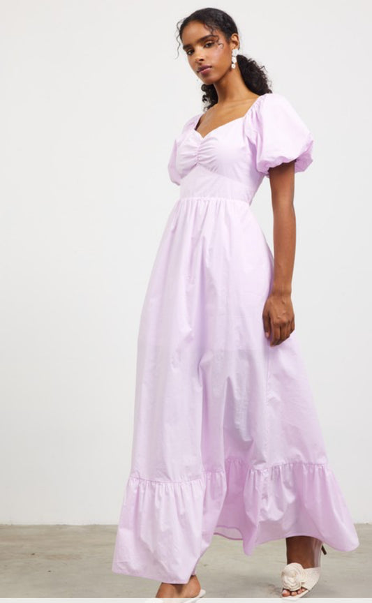 Poplin Maxi Dress | Sweet Lavender