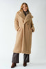 Sherpa Longline Double-Breasted Coat | Teddy