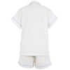 Periwinkle Short Sleeve Shorty Pajamas