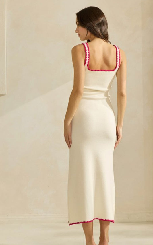Able knit dress | lemon cherries