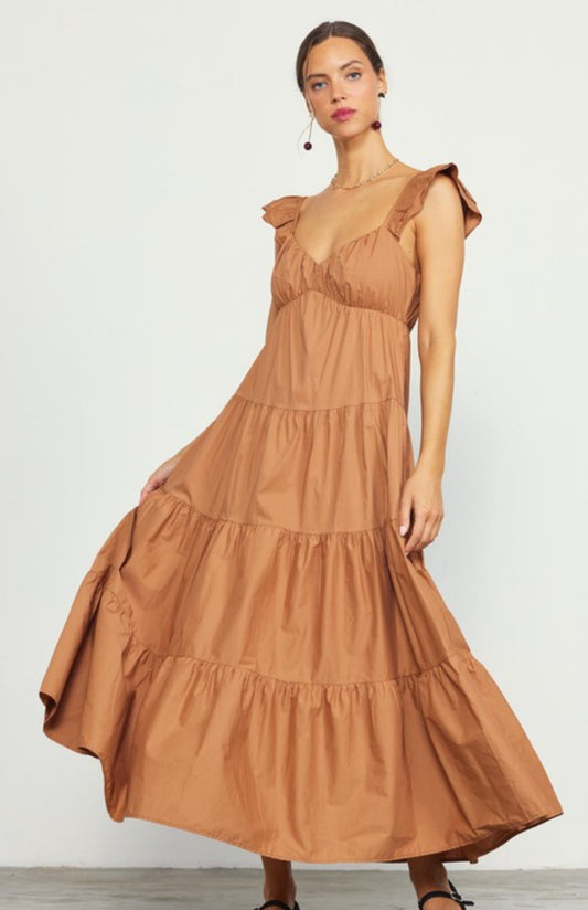 Maxi Dress | Tan