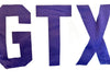 GTX Crop Tank | White with purple Letters