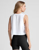 Featherweight Minimal Cropped Tank | White