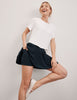 Featherweight Supreme Cropped Tee | Cloud White