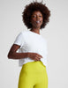 Featherweight Supreme Cropped Tee | Cloud White