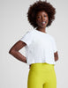Featherweight Supreme Cropped Tee | Cloud White