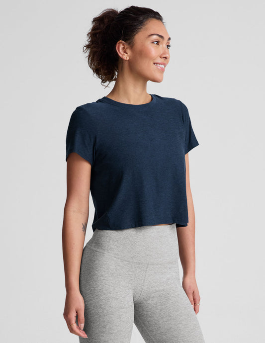 Featherweight Supreme Cropped Tee | Nocturnal Navy