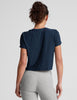 Featherweight Supreme Cropped Tee | Nocturnal Navy