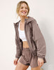 Limitless Hooded Jacket | Rosey Taupe