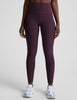 Spacedye Caught In The Midi High Waisted Legging | Eggplant Purple Heather